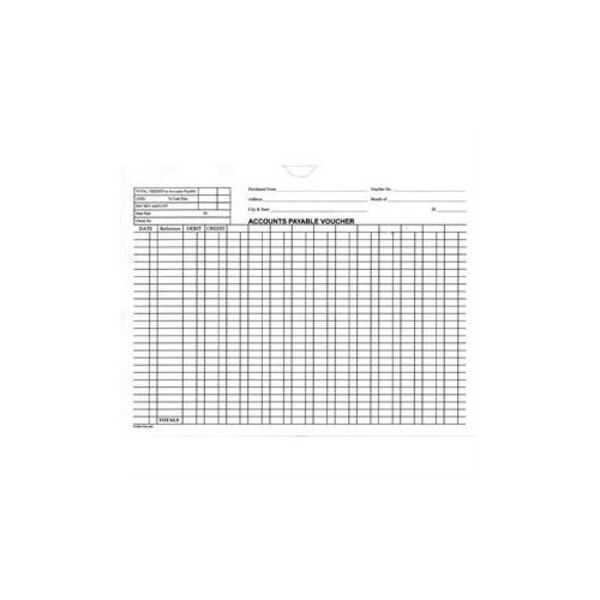 Asp A/P Voucher Envelope General Accounting Style, 9"X12", 100 Perpk:Wht Pk 5474